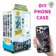 Credit Card Payment Method Phone Case Printing Vending Machine L113*W87*H220cm with Spanish Language Options