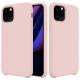Pink Liquid Silicone Rubber Case Cell Phone Protective Covers For Iphone X Xs 11 Pro Max