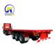 2 Axle 40 Feet Container Flatbed Semi-Trailer with 12.00r22.5 Tire and LED Light