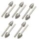 10 Pcs 8mm  A Set Taper Tip Diamond Grinding Bits With Excellent Carving Effect