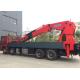 High Durability Truck Mounted Knuckle Boom Crane with Small Foundation