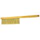 Double Rows Wooden Handle Plastic Hair Bee Brushes For Beekeeping