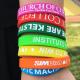 Durable Printed Silicone Wristbands With Heat Transfer Printing