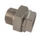 Chromed Hexagon MF Brass Thread Fittings For Industry