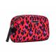 Digital Printing Lady Portable Polyester Cosmetic Bag For Travel