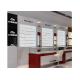 Eyeglasses Shop Glass Display Wall Cabinet With LED Light , Jewellery Display Cabinets