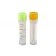 Medical Grade Polypropylene Screw Lips 2D Cryogenic Tubes For Science Lab