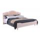 Solid Wood European Contemporary Furniture King Size Bed