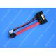SATA (7+15) 22Pin Male To 7Pin Male with 4PIN Molex 4Inches Power Cable