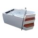 Free Standing Air Jetted Drop-In Bathtub 1700mm Acrylic Big Water Jet