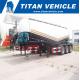Powder Material Transport Tank Semi Trailer for sale | Titan Vehicle