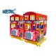 Supermarket London Bus Mp4  Plastic Kiddie Ride Video Car For 3 Players