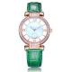 Fashion  Ladies / Girls Alloy Wrist Watch Water Resistant With Leather Strap , OEM Service