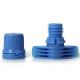 Blue Shiny 9.6mm Doypack Plastic Spout Caps