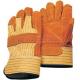 A / AB Double Palm 11 inch Cow Leather Gloves 11019-2 (rubberized cuff)