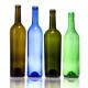 Hot Stamping 750ml Clear Wine Glass Bottle for Wine Customized Frosted Glass Wine Bottle