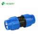 Pn16 Blue PP Coupling Compression Fittings for Irrigation Round Head Code Equal Design