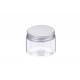 Aluminum Silver Lids Empty Lotion Jars 4 Oz Cosmetic Airless Cream Jar