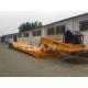 folding type gooseneck 60 ton lowboy trailers front end low bed