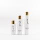 Skin Care 80ml 120ml Plastic Cosmetic Bottles With Golden Cap Or Pump