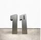 Curbside Home Outdoor Metal Sculptural Numbers Stainless Steel Letterboxes
