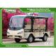 Durable 72V 7.5KM Electric Sightseeing Car With Storage Basket Climbing Capacity 25%