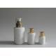 Silk Screen Printing Cosmetic Glass Bottles For Eye Cream , Facial Cream