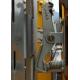 Silver Color Construction Hoist Parts Elevator Enclosure Door Mechanical Interlock