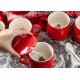 350ml 13x9.5x9cm Glaze Christmas Ceramic Mugs