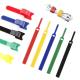 Multicolor Reusable Cable Management Ties 150mm Electrical Cable Accessories Straps