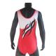 Red Colors Breathable Cool Gymnastics Leotards For Training Dancing