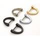 Zinc alloy material D Ring 16*23mm for bags , shoes , and articles