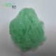 Lightweight Green Dope Dyed Colored Polyester Fiber Nontoxic Fill For Padding