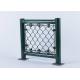 Green PVC Coated Chain Link Fence Waterproof Sports Fields Fencing