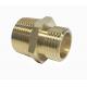 Male 3/8 NPT X 1/2NPT Thread Brass Pipe Fitting Hex Pipe Nipple JIS ANSI Standard