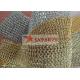 304/316 Stainless Steel Chainmail Welded Metal Ring Mesh Curtain For Space Partition