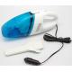 12v Dc Portable Handheld Car Vacuum Cleaner Plastic Material In Blue White Color
