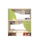 Space-Saving Hotel Bed Modern Minimalist Style Iron Bunk Bed with Large Storage Space