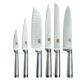 2017 New Arrival Design Multi-function 6 PCS Classic Royal Stainless Steel Kitchen Knife Set