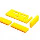 Custtom Design PU Parts Cnc Milling High Performance Material Yellow Color