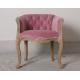 Elegant event antique wooden carved accent chair event tufted back rental leisure chair with velvet fabric