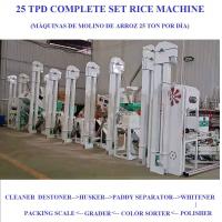 Low Energy Consumption 25 Ton Per Day Rice Mill Machine Fully Automatic