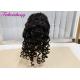 Loose Wave Black Human Front Lace Wigs Brazilian Hair Full Cuticle