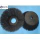 200mm Base Industrial Cleaning Brushes For Nilfish Motor Driven Machine