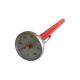 Small Dial Bimetallic Candy Deep Fry Thermometer Instant Read With Pocket Sleeve