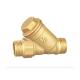 Forged Brass Filter Valve Nickel Plated Brass Y Type Strainer