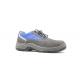 Suede Leather Upper Fashionable Athletic Safety Shoes For Workplace Mesh Lining