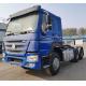 6800*2500*3200mm 3alxes 30t HOWO Used Tractor Truck with 400L Aluminum Oil Tanker