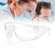 Clear Chemical Resistant Safety Goggles Work Protection Pc Pvc Material