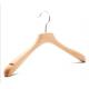 factory none  slip design  wooden cloting hanger with hook